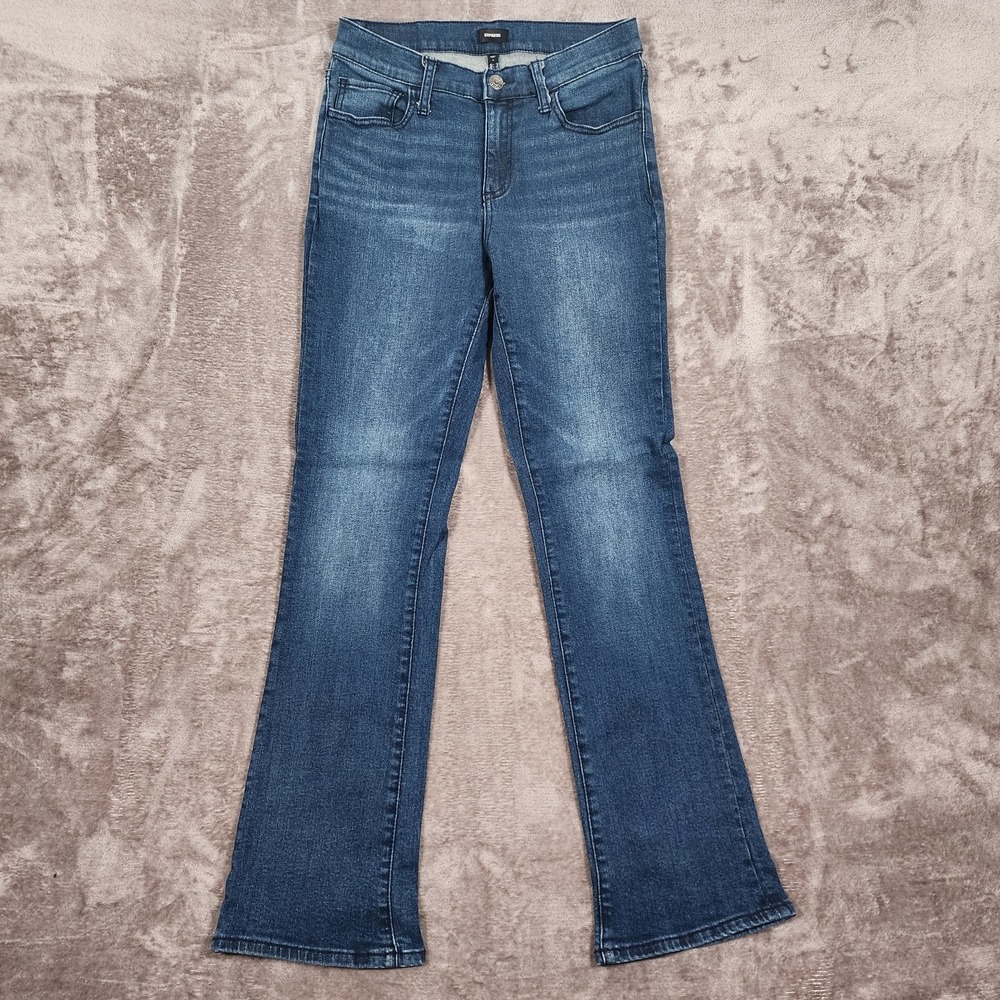 Express Jeans Womens 6 W28 L30 Flare Ladies Lightweight Stretch Bootcut Y2K